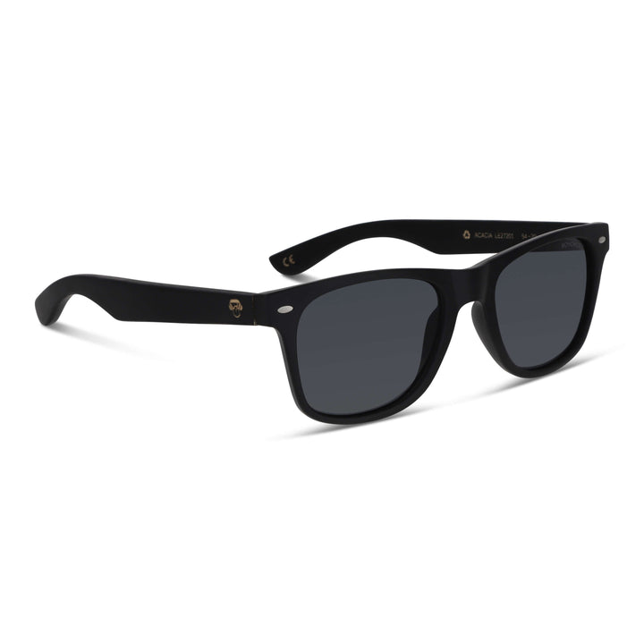 Sunglasses rectangular polarized blackfor men and women with color lenses black Bonoboss #color_negro