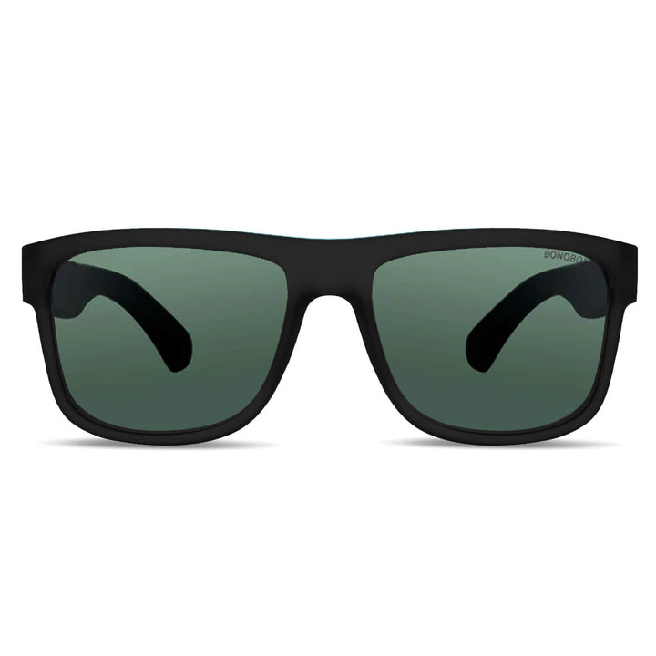 Sunglasses rectangular polarized black for men and women with color lenses g15 Bonoboss #color_g15