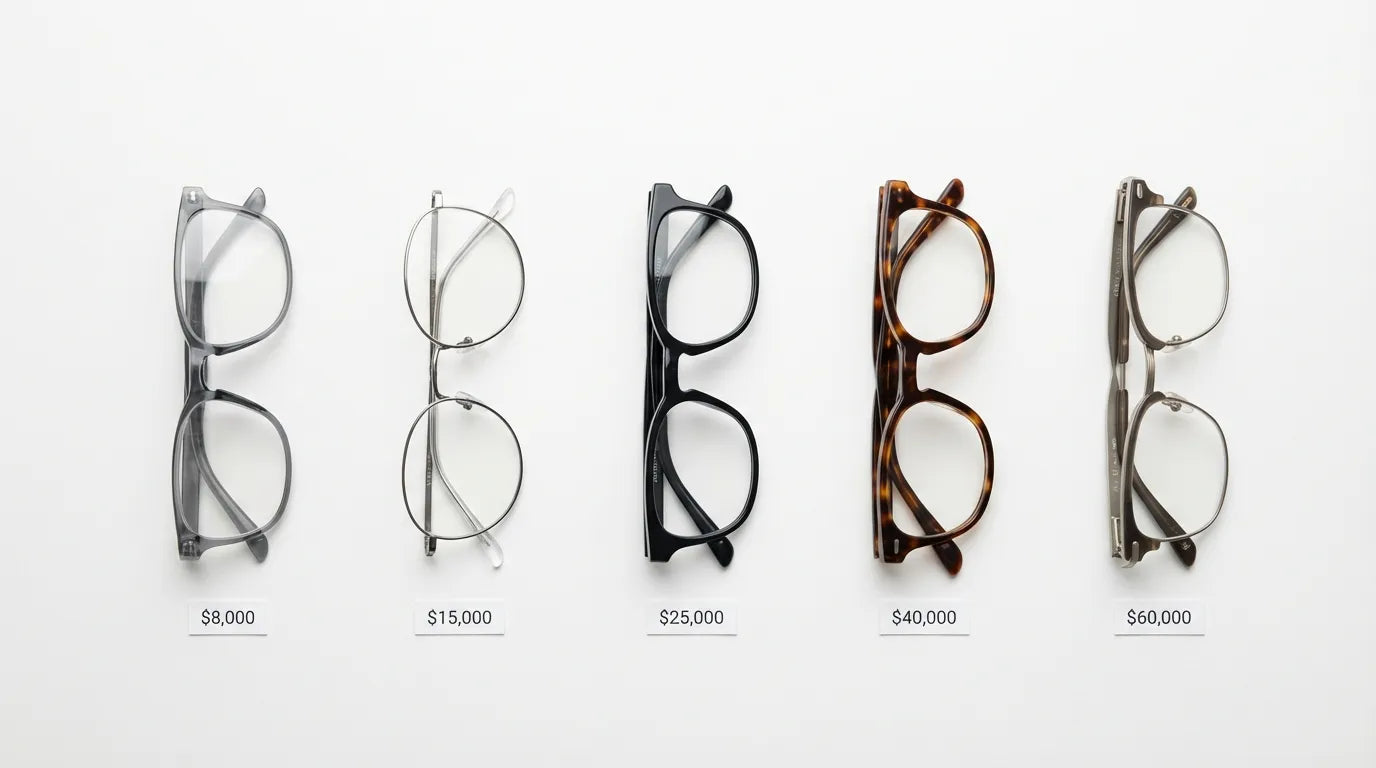 Lentes ópticos económicos baratos Chile calidad real marcos acetato y plástico reciclado opciones accesibles