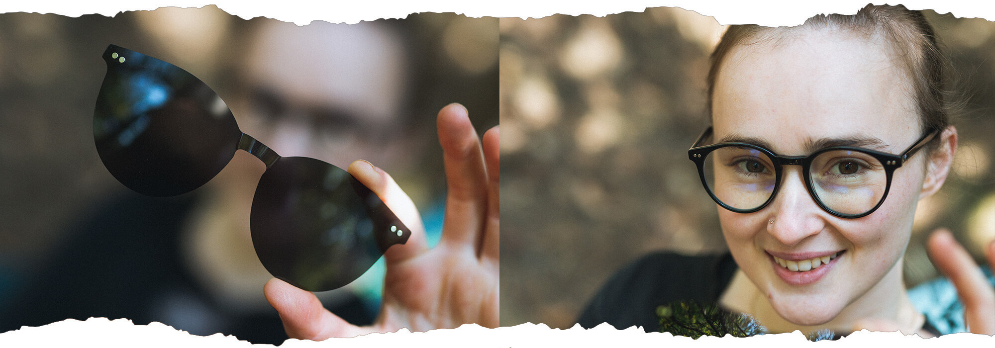 Optical Glasses with Magnet and Clip for the Sun
