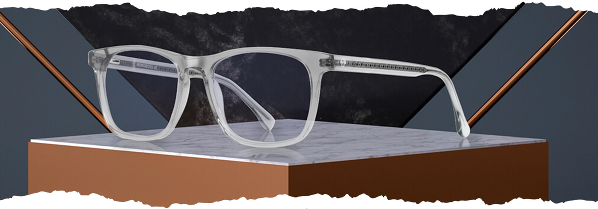 Armazones ópticos con receta oftalmológica transparentes Bonoboss. Comprar marcos ópticos y lentes de moda online con receta para hombre y mujer.