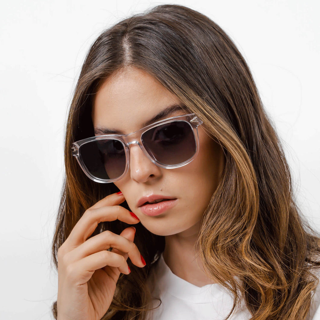 Lenses sunglasses polarized acetate for women and men clear Bonoboss #color_transparente