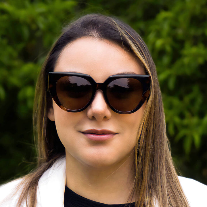 Lentes de sol Alexa en carey – foto de estudio, micas G15, montura de bioacetato #color_tortoise