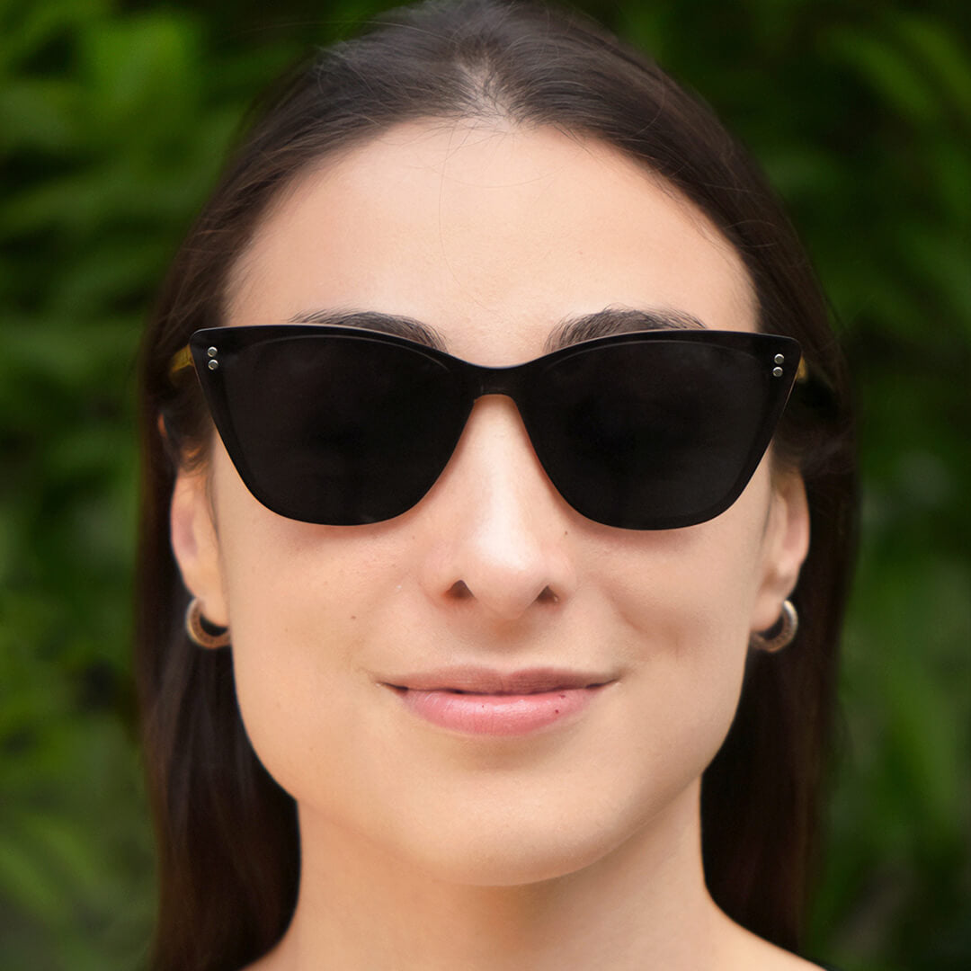 Eyeglasses optical agate pattern women with sun clip-on polarized with clip-on overlay prescription lenses durazno Bonoboss #color_damasco