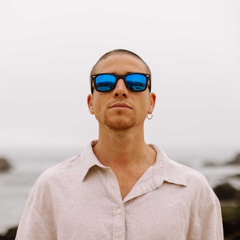 Lenses sunglasses platico recycled agate pattern clasicos blue for women and men Bonoboss #color_sky