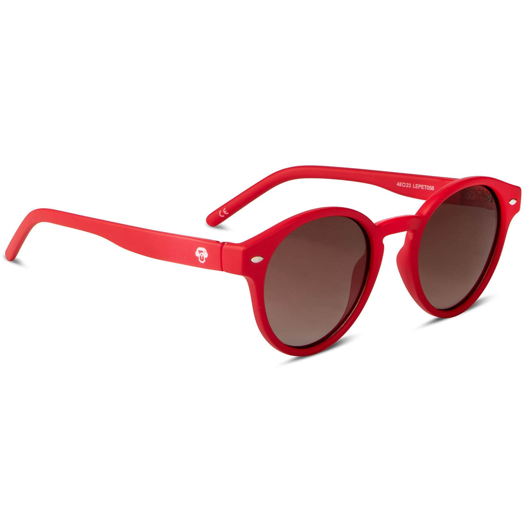 Sunglasses polarized round for women and men red Bonoboss