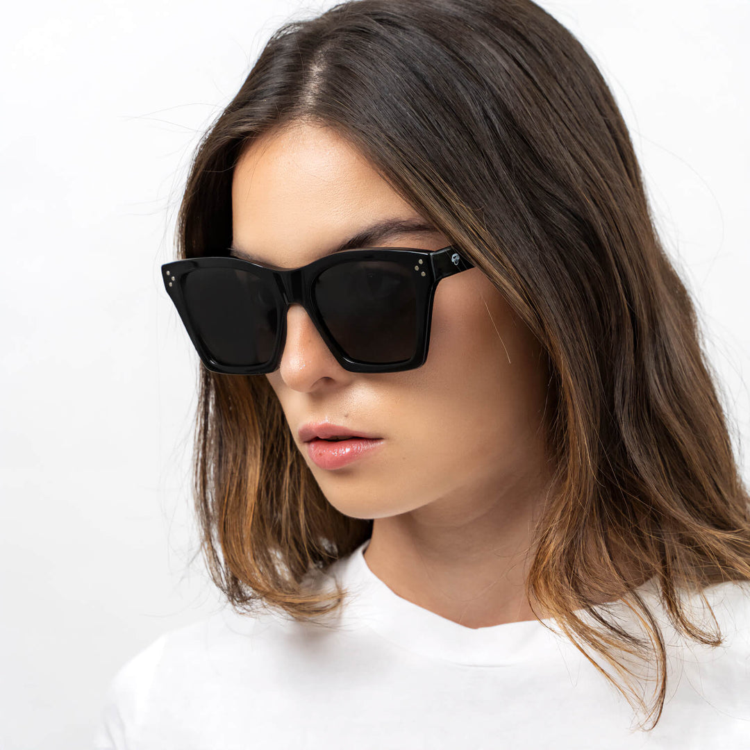 Sunglasses rayban black for women square larges for round face Bonoboss #color_negro