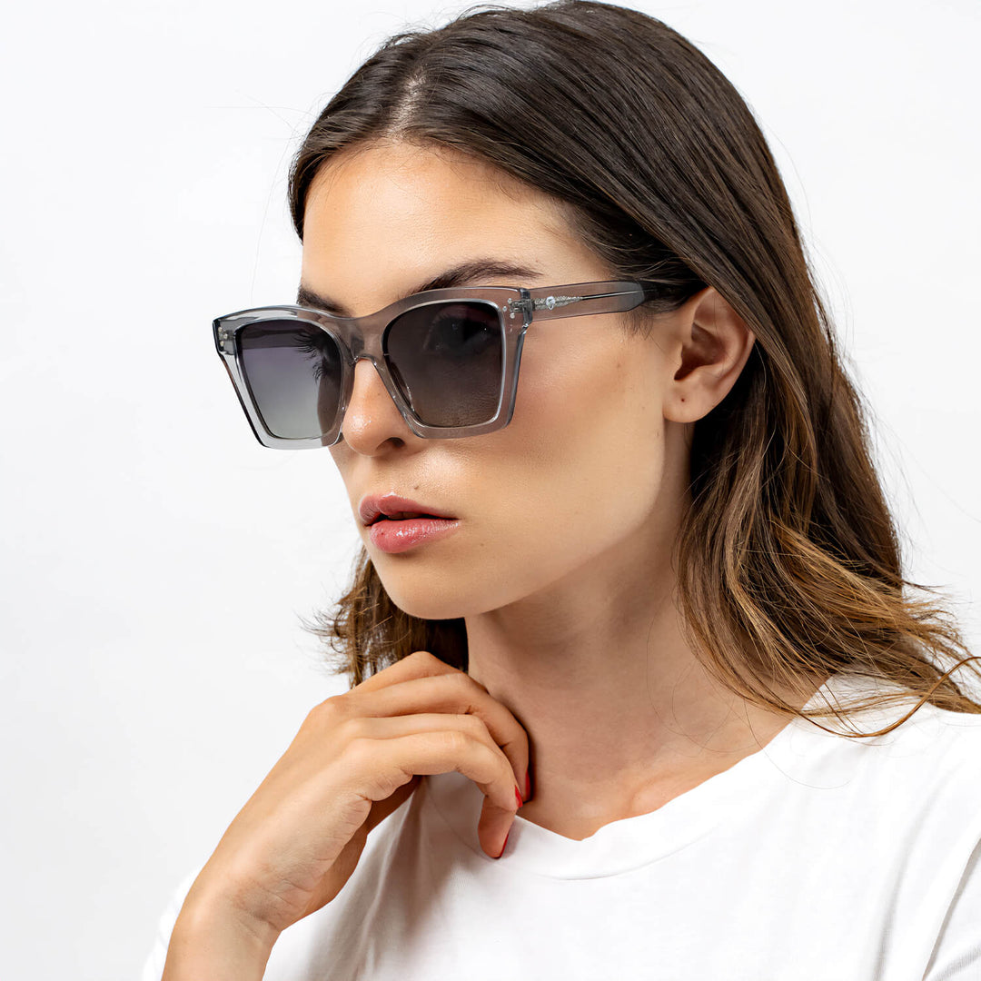 Sunglasses rayban color gray for women square larges for round face Bonoboss #color_transparente