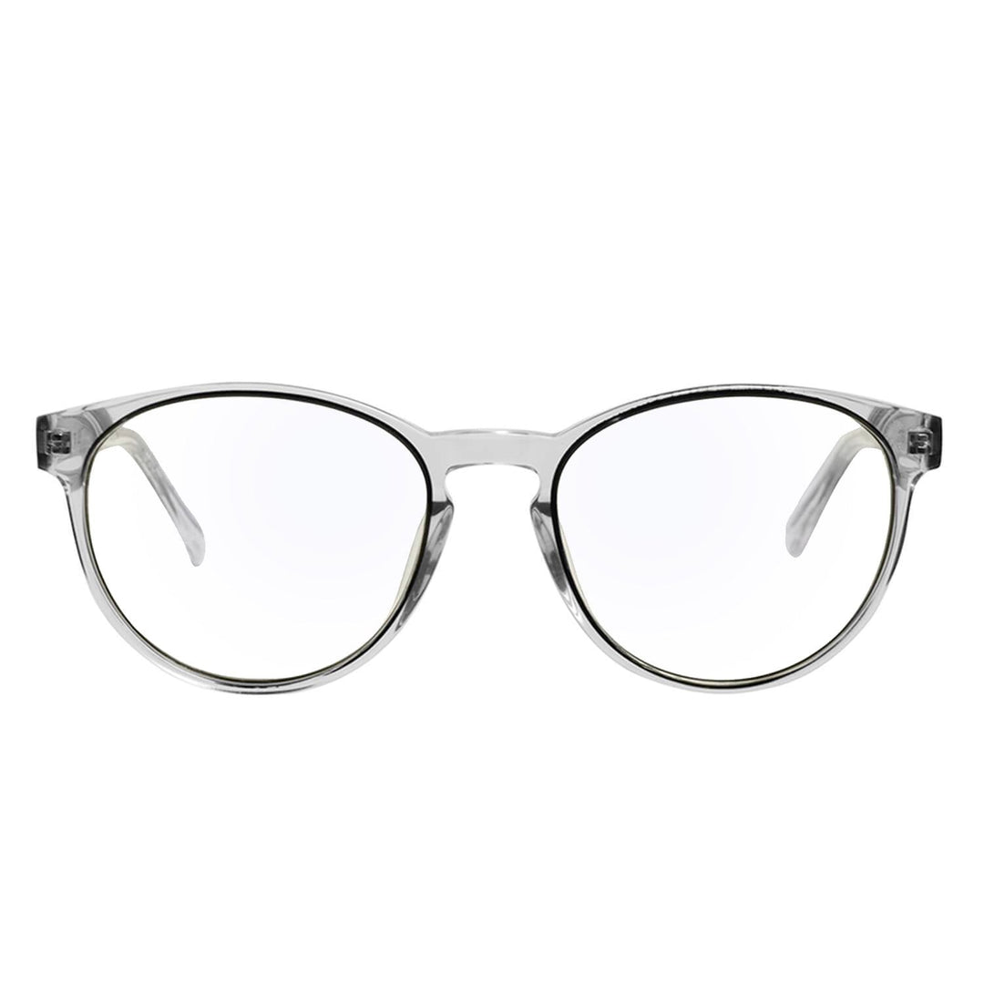 Marcos lenses optical oval round clear for wooden multifocal bifocal adelgazado blue light filter men women Bonoboss #color_transparente-negro