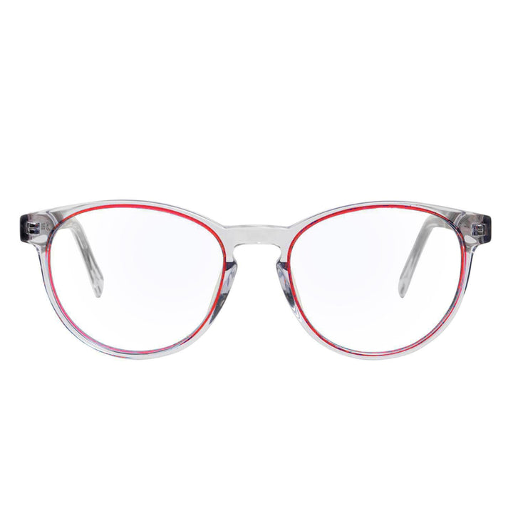 Marcos lenses optical oval round clear for wooden multifocal bifocal adelgazado blue light filter men women Bonoboss #color_rojo