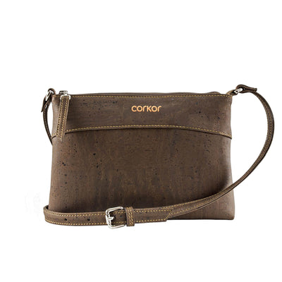 bolso crossbody o cartera para mujer de corcho natural resistente al agua amigable con el medio ambiente cuero vegano