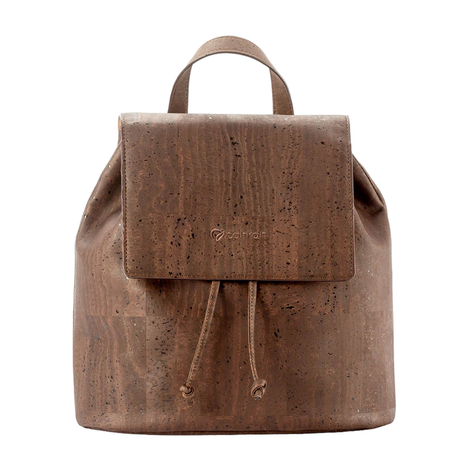 Mochila Mujer de corcho natural cuero vegano resistente al agua gran espacio interior amigable con el medio ambiente