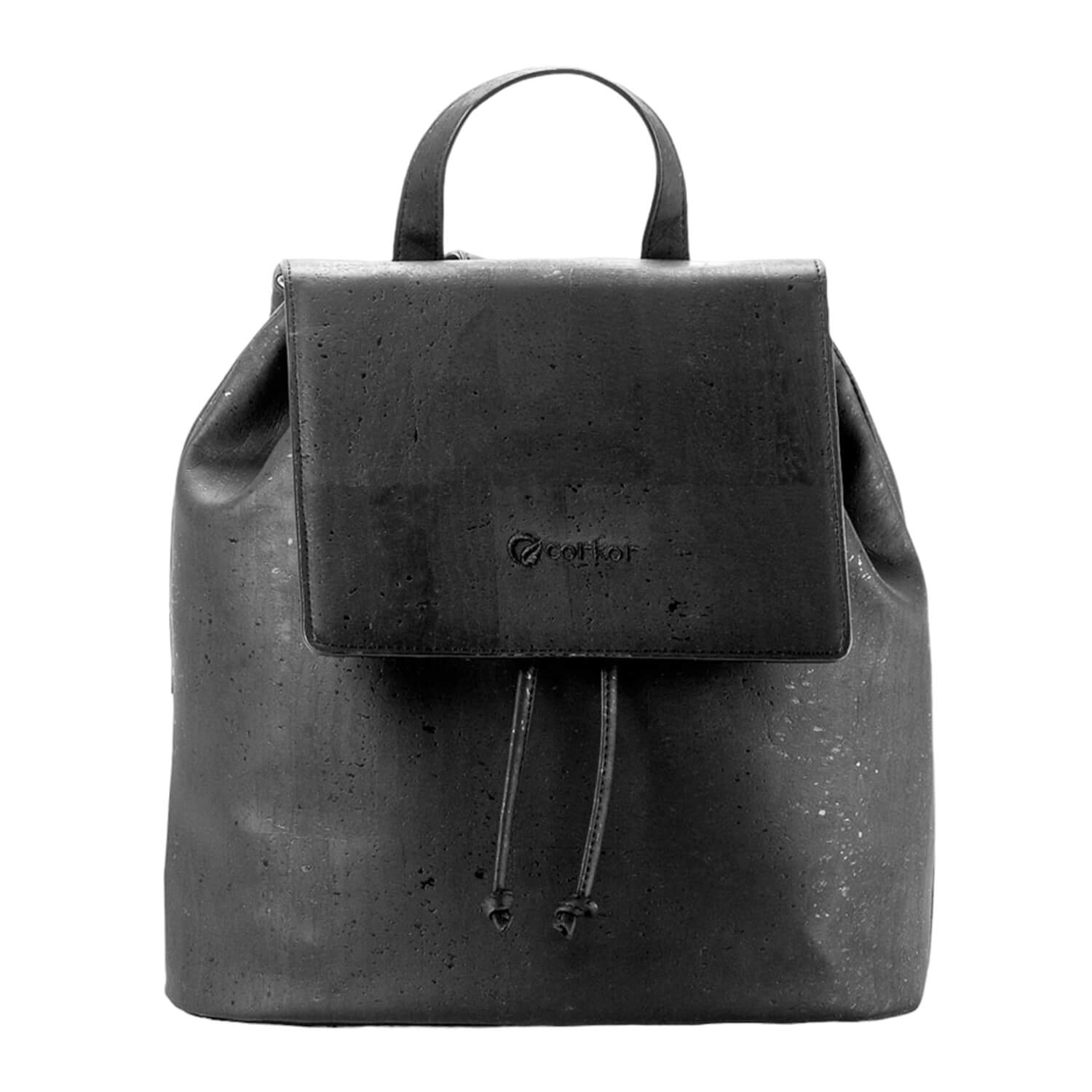 Mochila Mujer de corcho natural cuero vegano resistente al agua gran espacio interior amigable con el medio ambiente