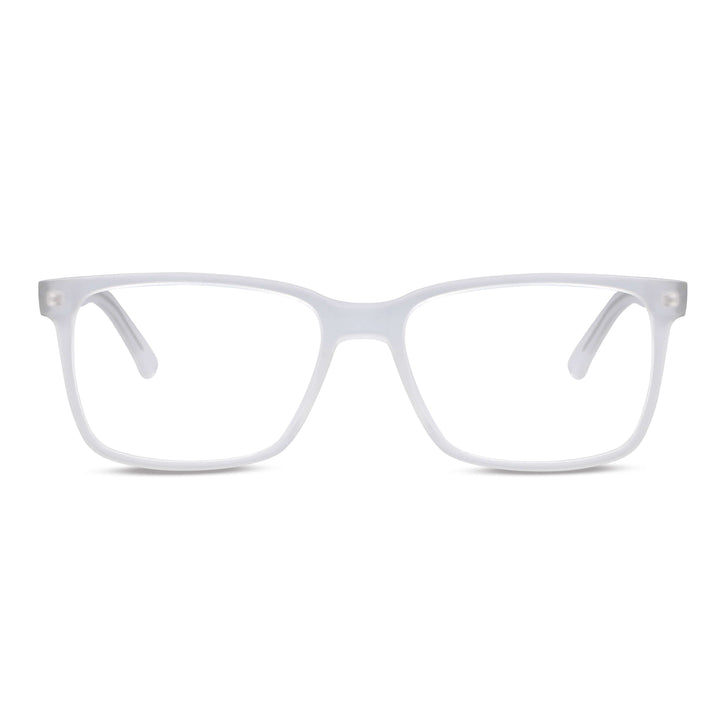 Eyeglasses optical frames xl larges xxl extra larges for cabezones men and womenes big face extra clear front view Bonoboss #color_transparente
