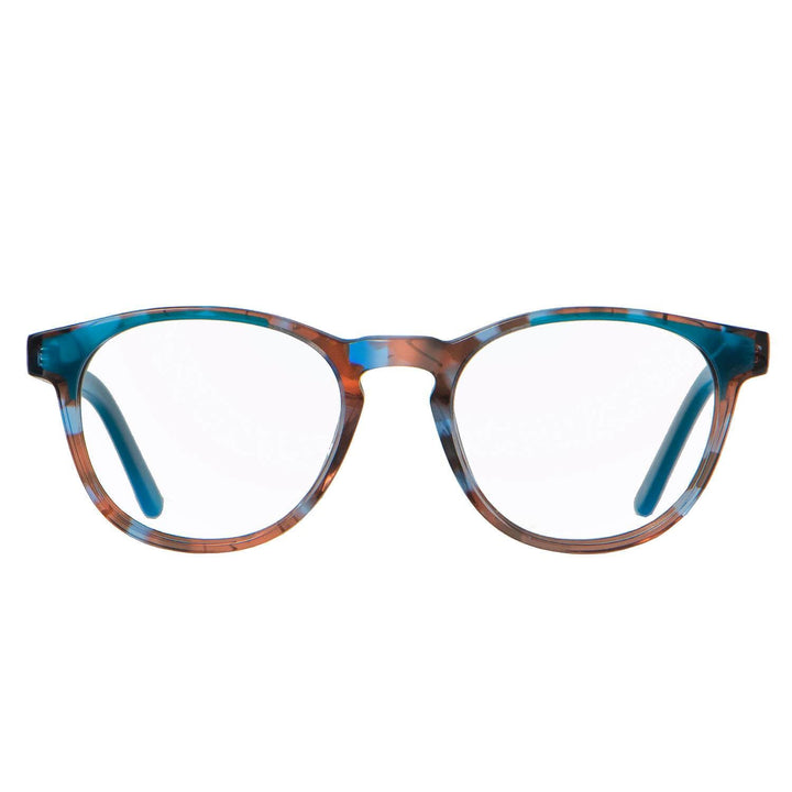 Optical frames round for adolescentes and kids blue for men and women Bonoboss #color_azul