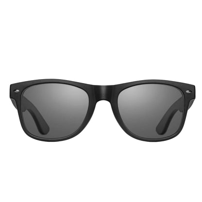 anteojos de sol rectangulares polarizados negros pata de madera  para hombre y mujer con lentes de  color negro #color-marco_negro