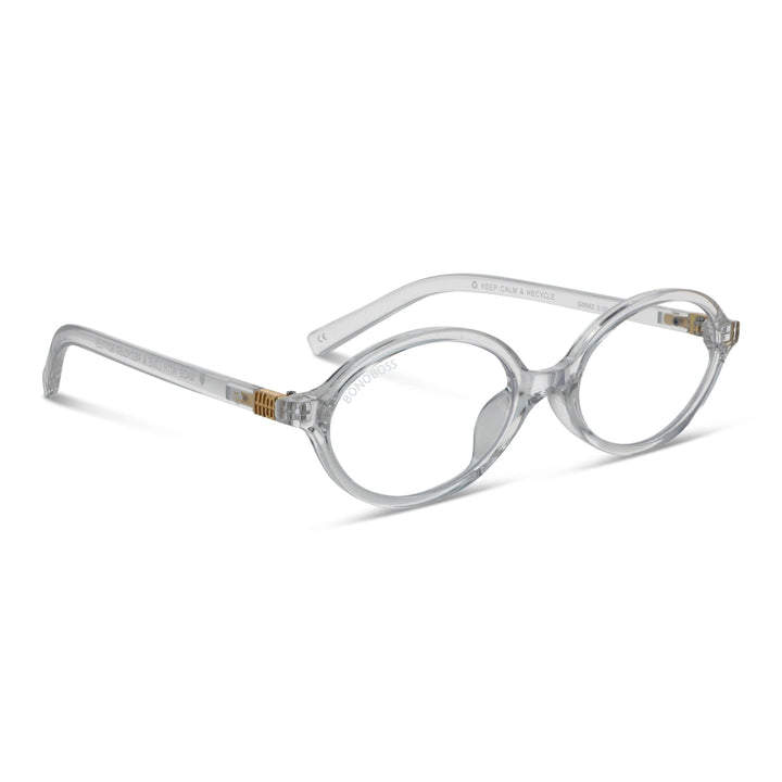 Lenses lectura blueberry2 filtro luz blue UV protection400 antirreflejo clear unisex bonoboss