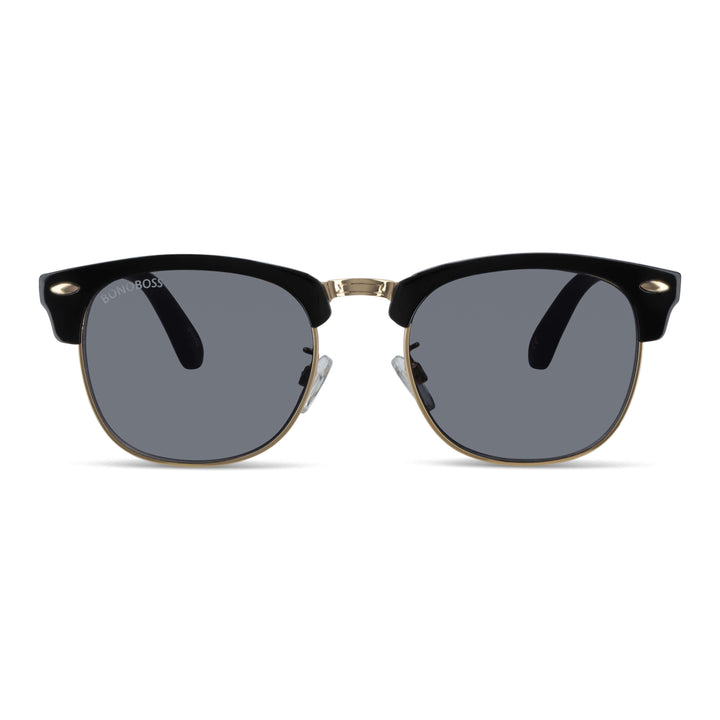 Lenses lectura bookmaster round filtro luz blue UV protection400 antirreflejo black gold unisex bonoboss