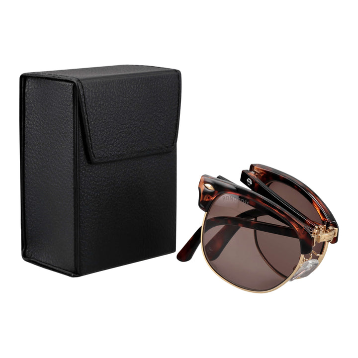 Lenses lectura bookmaster 1 round filtro luz blue UV protection400 antirreflejo rpet recycled tortoise gold unisex bonoboss