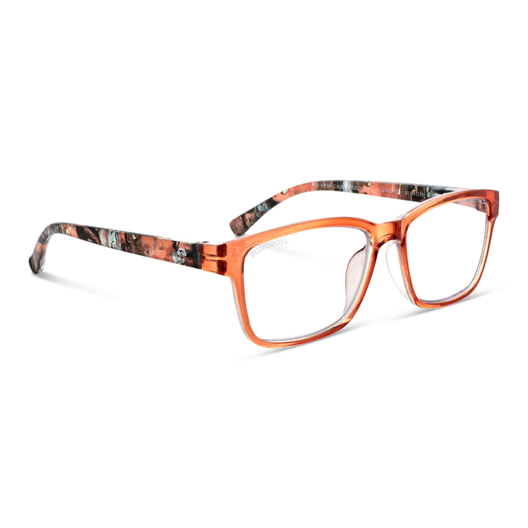 Lenses lectura lennox island filtro luz blue UV protection400 antirreflejo naranja coral unisex bonoboss