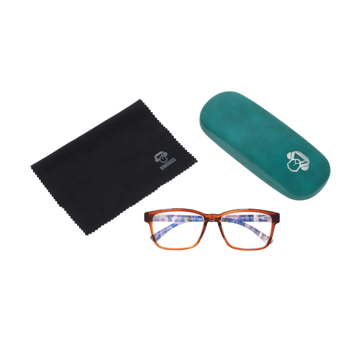 Lenses lectura lennox2 island filtro luz blue UV protection400 antirreflejo brown marron unisex bonoboss