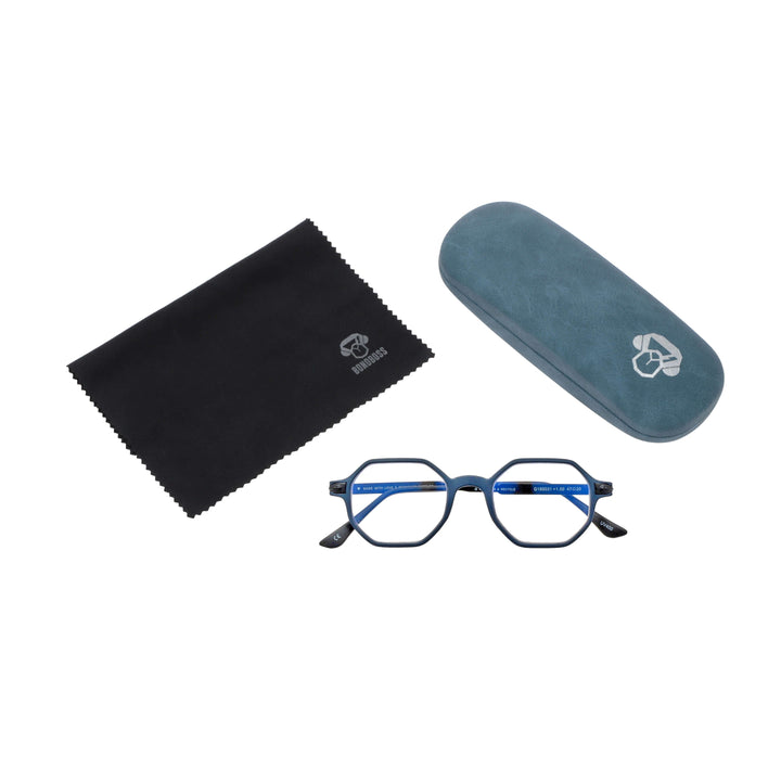 Lenses lectura puerto octai filtro luz blue UV protection400 antirreflejo blue unisex bonoboss