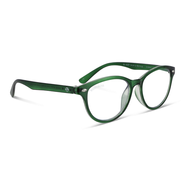Lenses lectura beagle channel filtro luz blue UV protection400 antirreflejo green unisex bonoboss