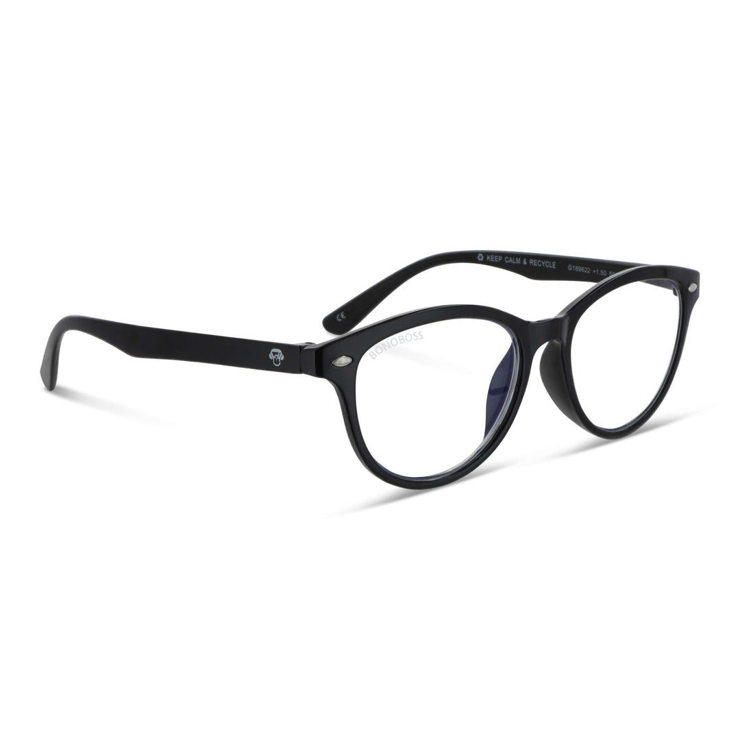 Lenses lectura beagle2 channel filtro luz blue UV protection400 antirreflejo black unisex bonoboss