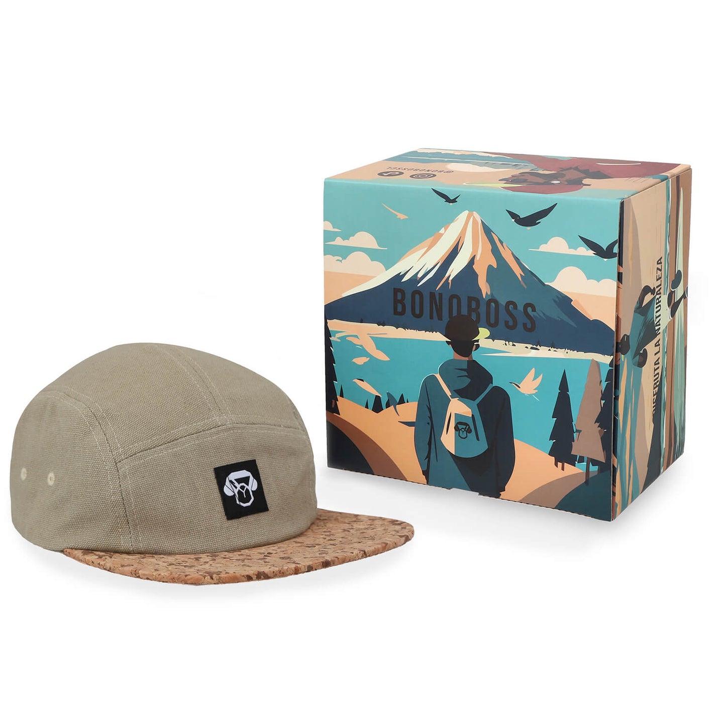 Gorro Corcho 5 Panel Olive