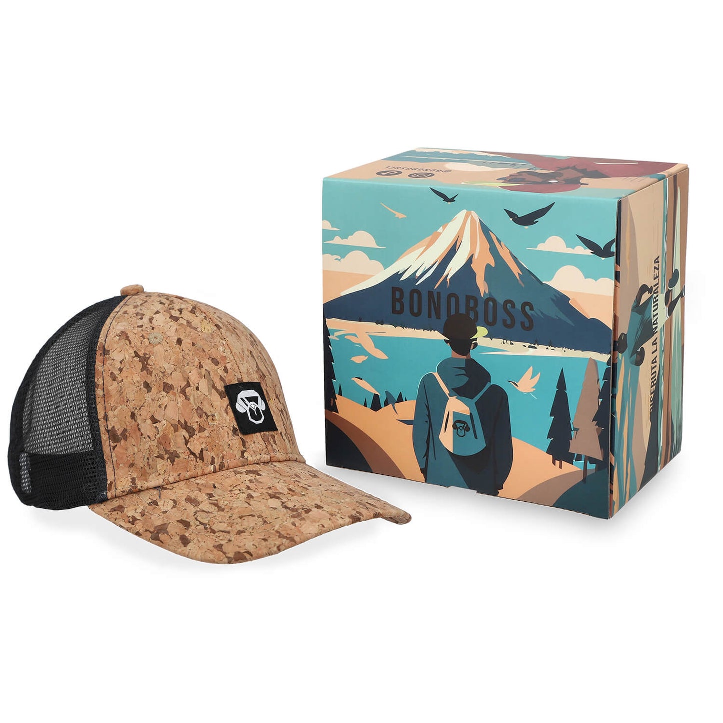 Gorro Malla Corcho Black