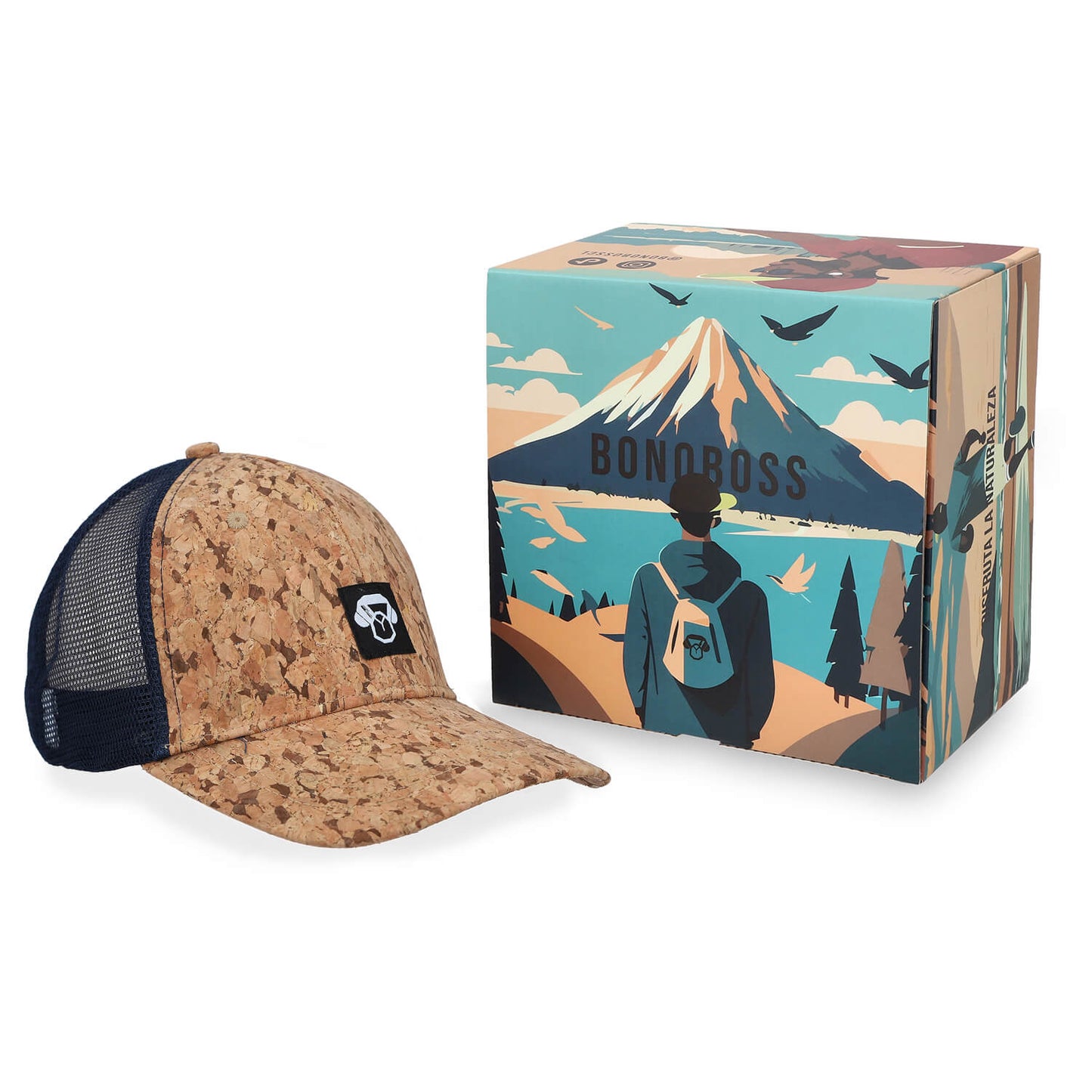 Gorro Malla Corcho Blue