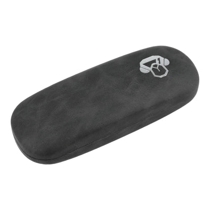 estuche almeja para anteojos gafas lentes opticos de lectura tipo almeja duro distribuidor mayorista color negro bonoboss #color_negro