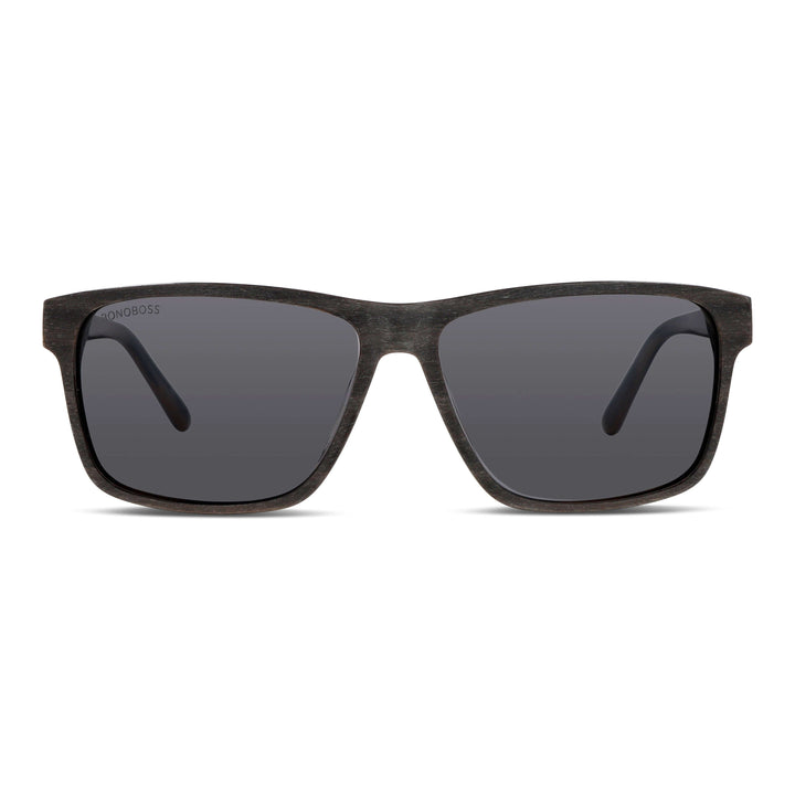 Sunglasses square larges for men and women polarized round face large prescription optica mayorista recycled plastic Bonoboss #color_cacao