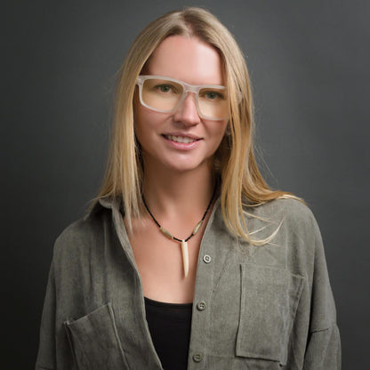 lentes anteojos de sol de platico reciclado rectangulares clasicos color transparente para mujer y hombre #color_transparente