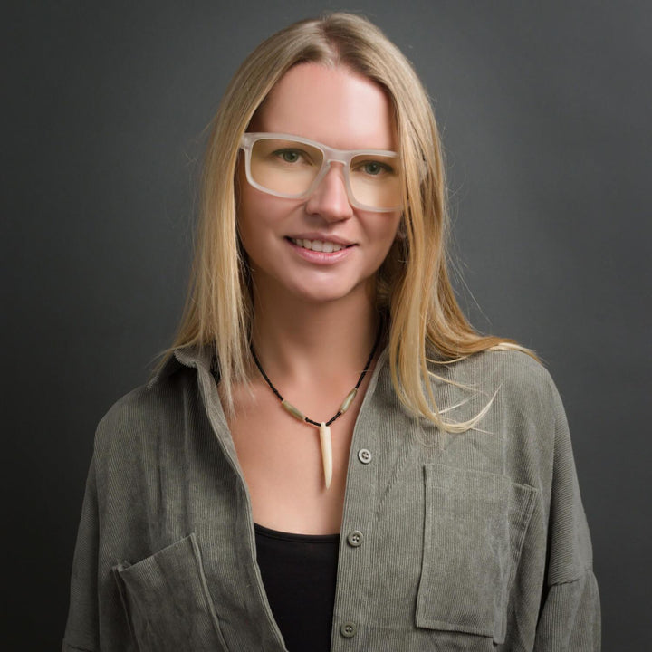 Lenses sunglasses platico recycled rectangular clasicos clear for women and men Bonoboss #color_transparente