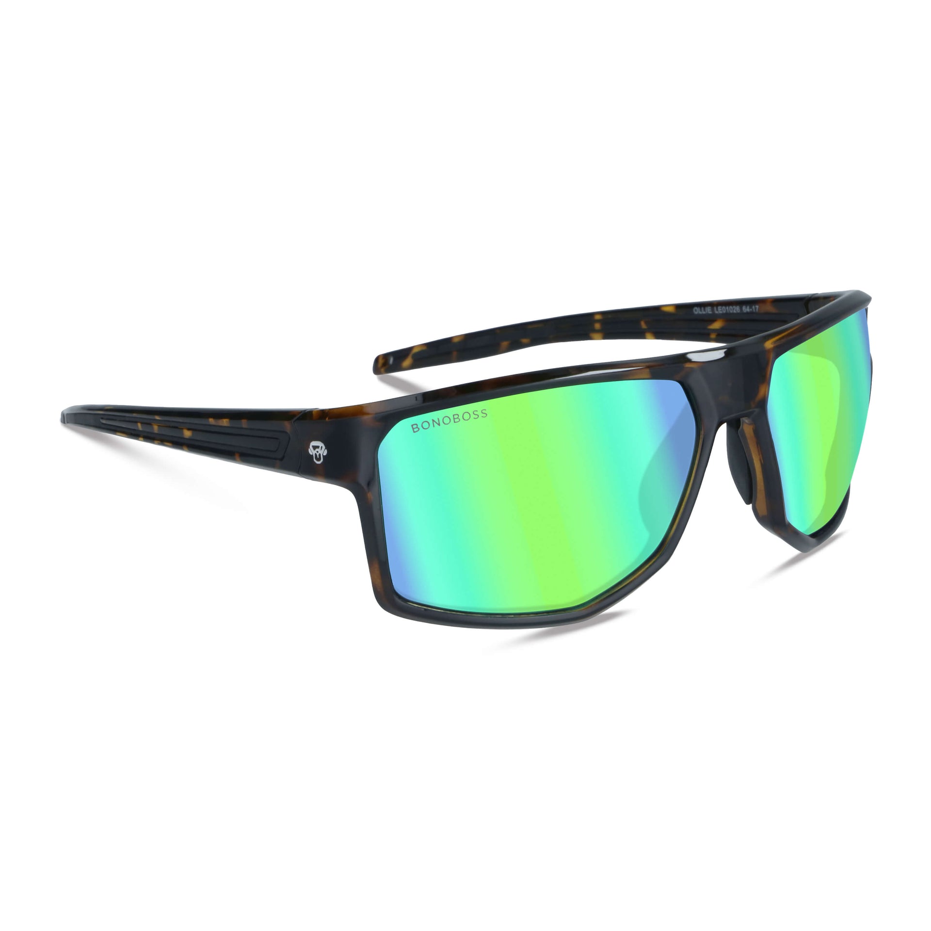 anteojos de sol deportivos polarizados opticos de plastico reciclado sustentable ecologico con o sin receta regalo corporativo #color_espejado-verde