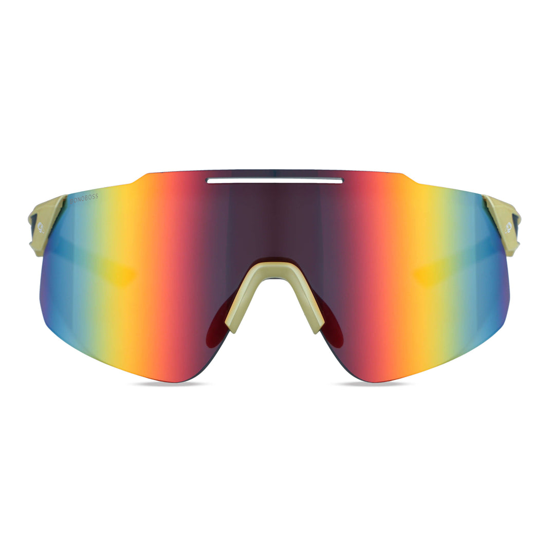 Lenses sunglasses deportivos polarized optical for trial or bicicleta downhill or for nieve esquiar ryder recycled plastic sustainable ecologico with or sin prescription corporate gift Bonoboss #color_yellow