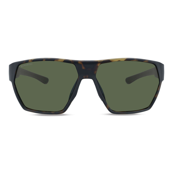 Lenses sunglasses deportivos polarized optical for curvos with or sin prescription eyewear for pesca eyewear polarized envolventes recycled plastic sustainable ecologico with or sin prescription corporate gift front view Bonoboss #color_g15