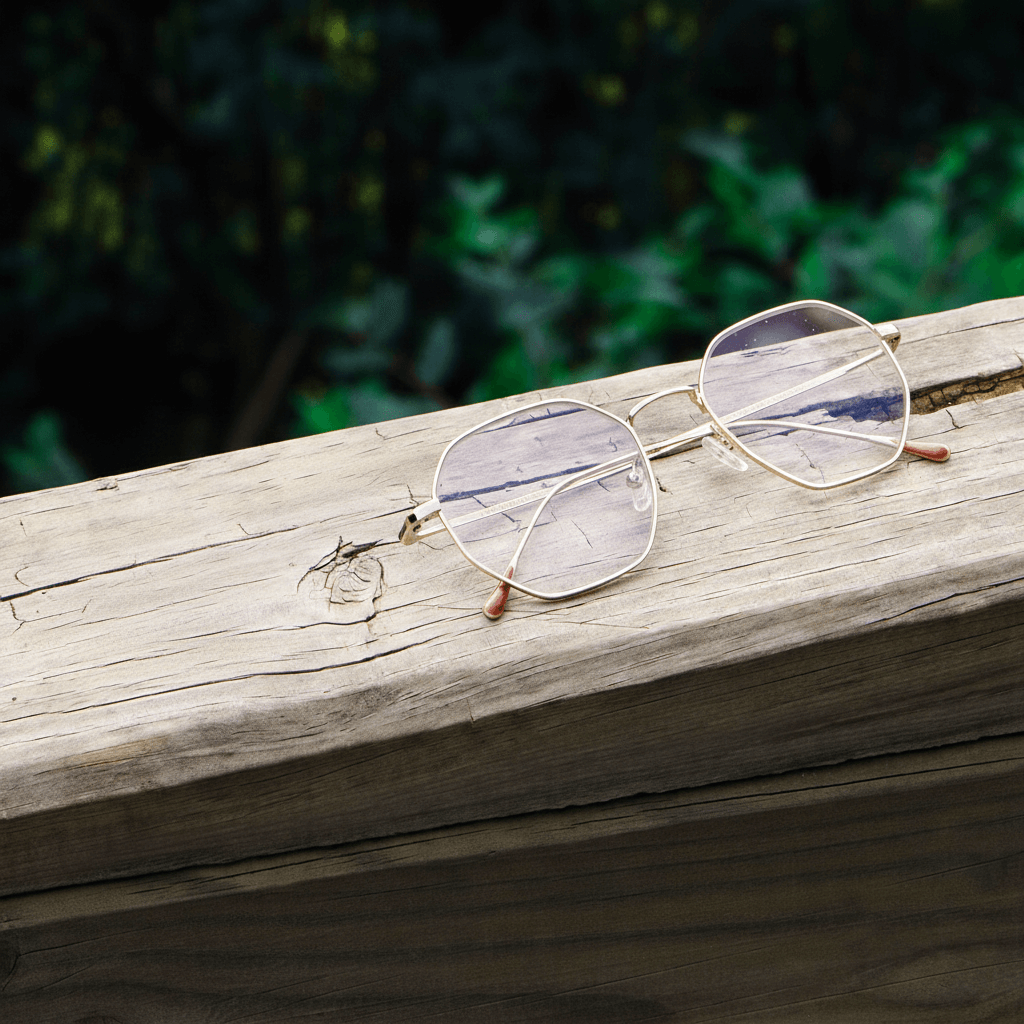 Frame optical with sun clip-on polarized delgado and liviano with or sin prescription optica bonoboss distribuidor optical frames optical wholesale #color_gold