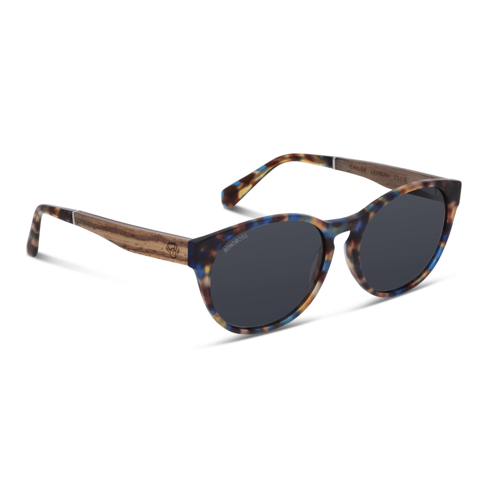 Lenses antejos sun polarized oval tortoise blue black for men and women Bonoboss #color_carey