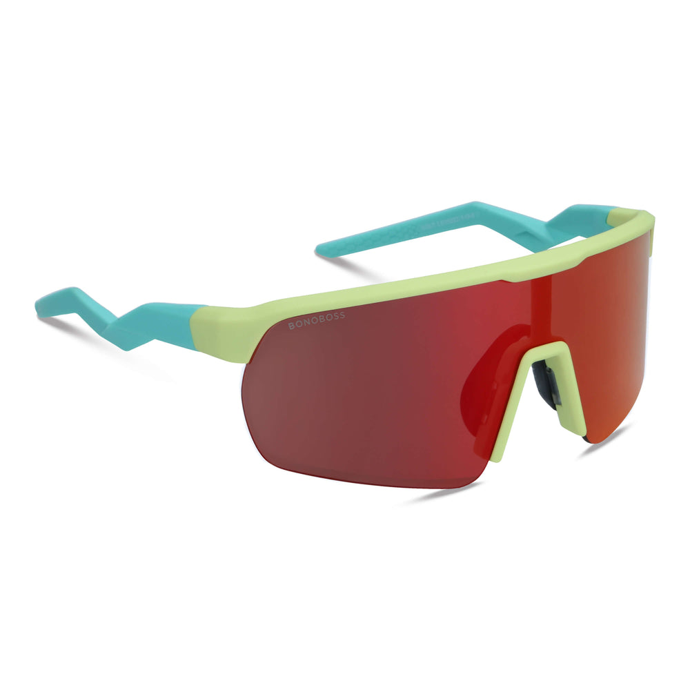 Eyeglasses sunglasses polarized deportivas for men and women andar in bicicleta or jugar padel pescar deportes outdoor clears tipo oakley espejadas larges Bonoboss #color_yellow