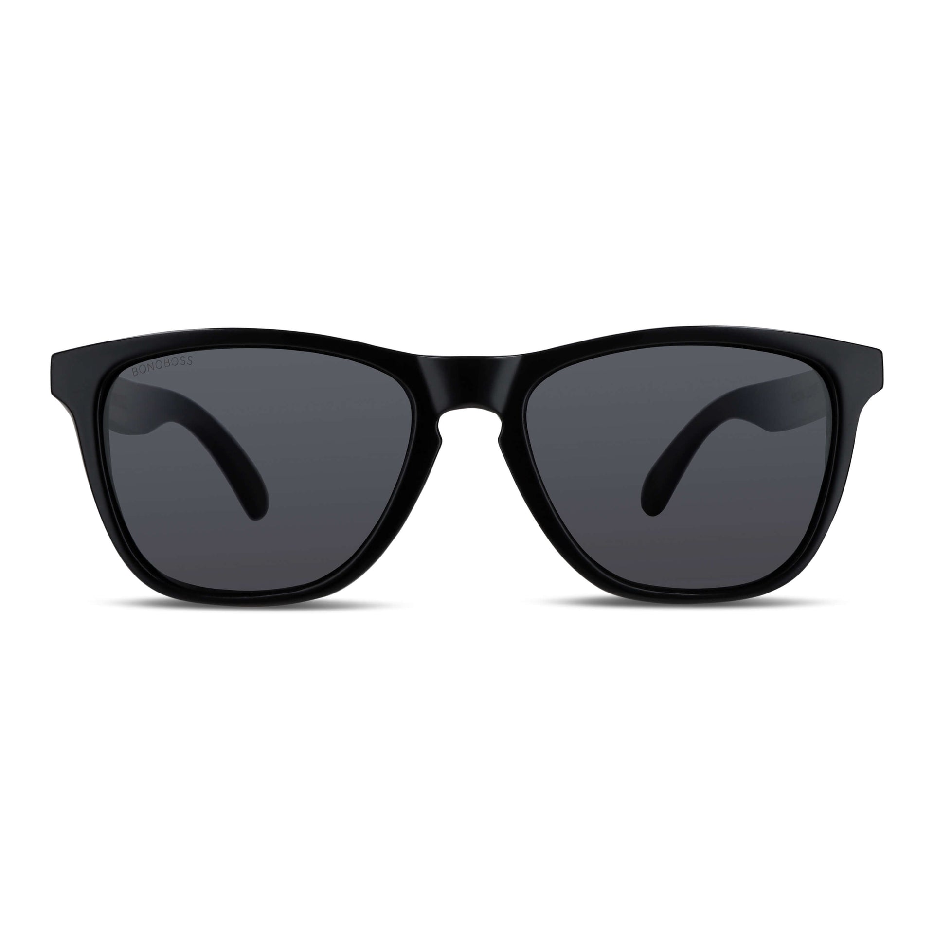 lentes anteojos de sol de plastico reciclado agatados color negro para mujer y hombre #color_negro