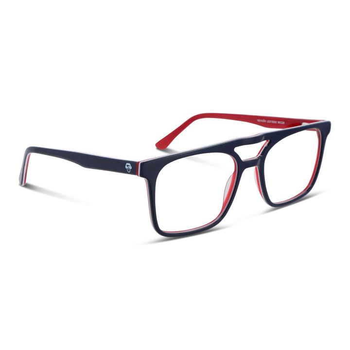 Lenses optical frames retro moda exclusivos men women round face Bonoboss #color_azul
