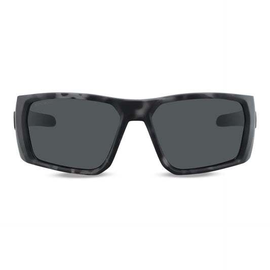 lentes anteojos de sol deportivos polarizados opticos para curvos con o sin receta para pesca gafas envolventes de plastico reciclado sustentable ecologico con o sin receta regalo corporativo vista frontal #color_dark-camo