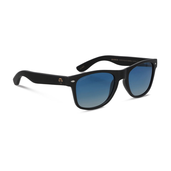 Sunglasses rectangular polarized for men and women with color lenses gradient blue Bonoboss #color_gradiente-azul