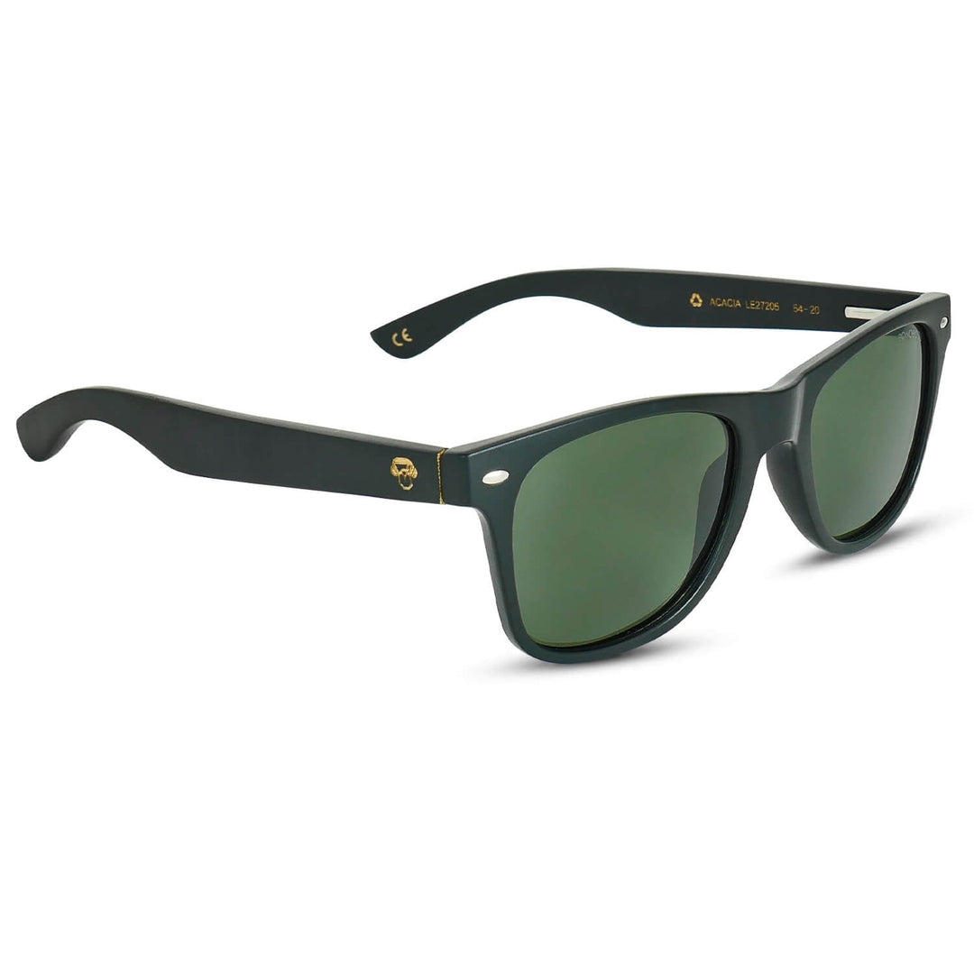 Sunglasses polarized g15 black wayfarer rayban men women moda recycled plastic wood eco-friendly sustainable Bonoboss #color_g15