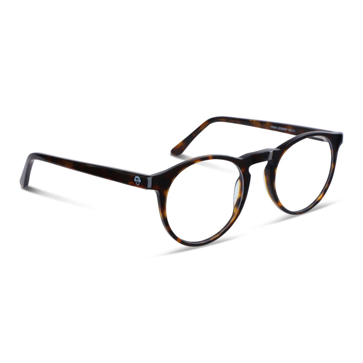 Eyeglasses optical round smalls for women men and kids in material sustainable Bonoboss #color_carey