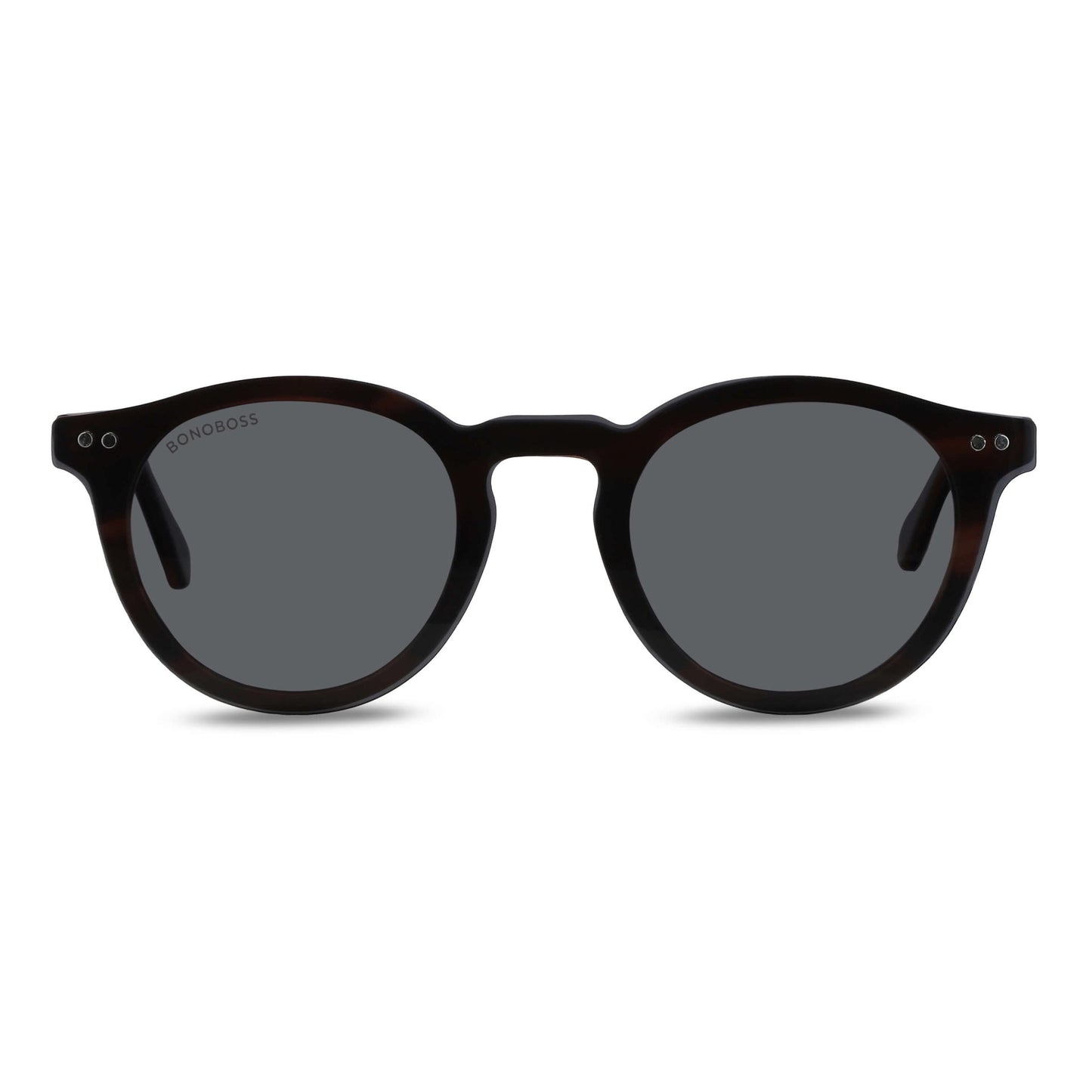 marcos opticos redondos con sobre lente clip sol iman polarizado para hombre y mujer de color carey vista angulada#color_negro