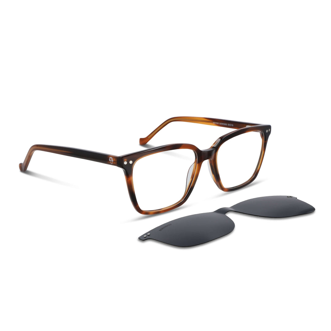 Lenses optical polarized sun clip-on clip-on overlay iman men women big face tortoise .jpg Bonoboss #color_brown