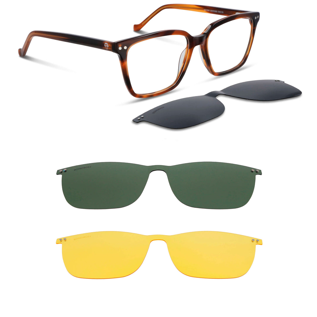 Lenses optical polarized sun clip-on clip-on overlay iman men women big face tortoise.jpg Bonoboss #color_brown